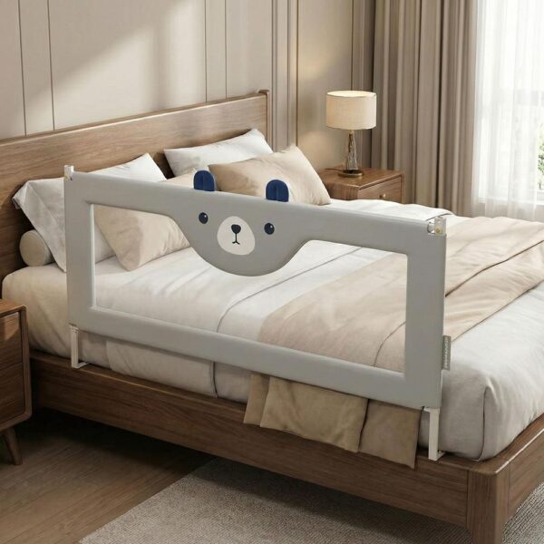 Baranda De Cama Oso Gris 200cm x 64cm Úpale uso cama