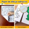 Rollo De Papel Para Colorear Mundo Princesa 30cm x 3 metros adhesivo