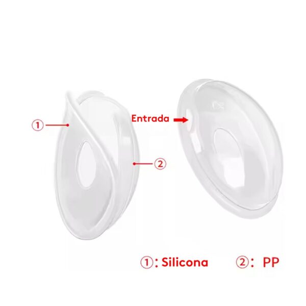 Concha Recolectora De Leche x 1 unidad Úpale componentes