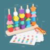 Juego Apilable Montessori Úpale medidas