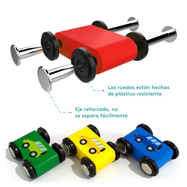 Juguete Pista De Carro Montessori Úpale partes